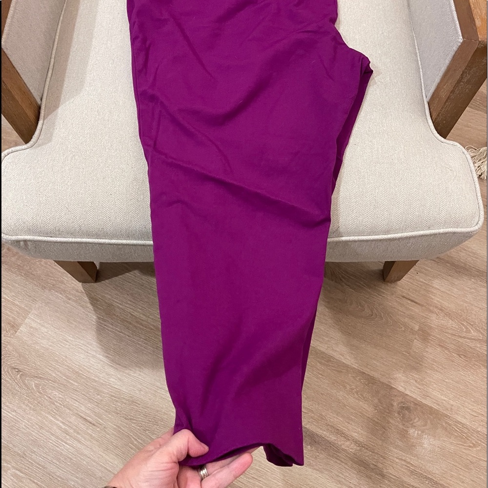 Allie style purple dress pants. Sz 26 Lane Bryant